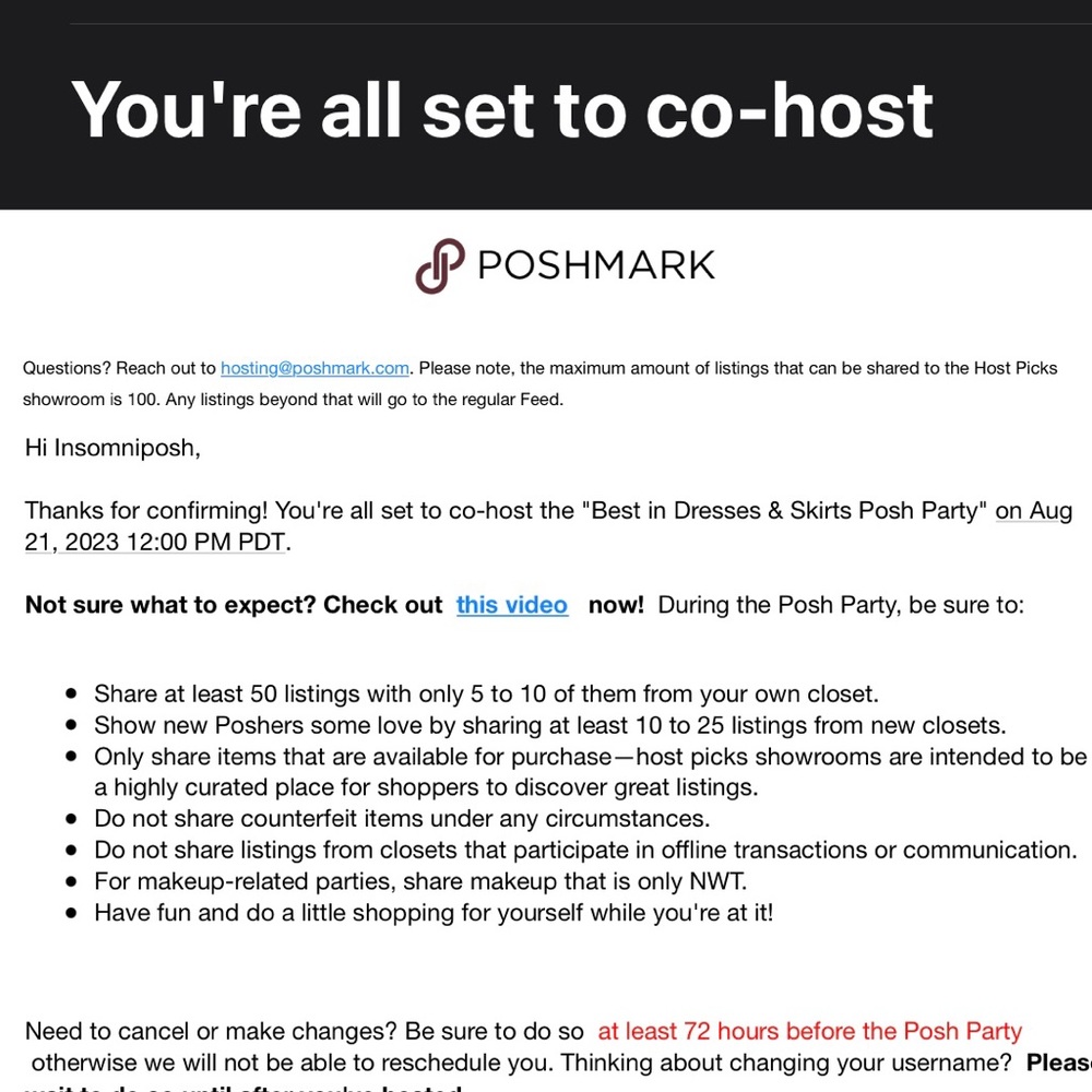 Thank you!🥰 I’m hosting Party #5! Dresses & Skirts on Monday, August 21, 2023 - Picture 2 of 7